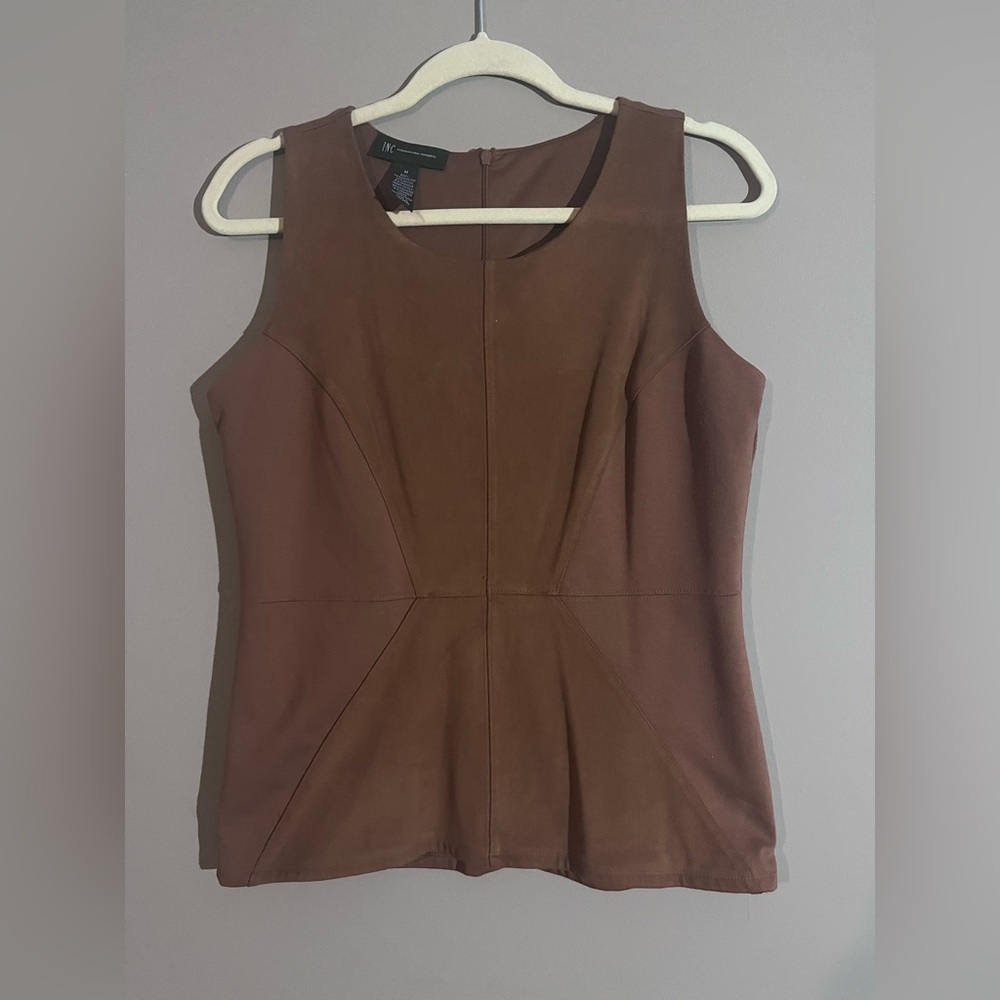 INC International Concepts Brown Tank Top